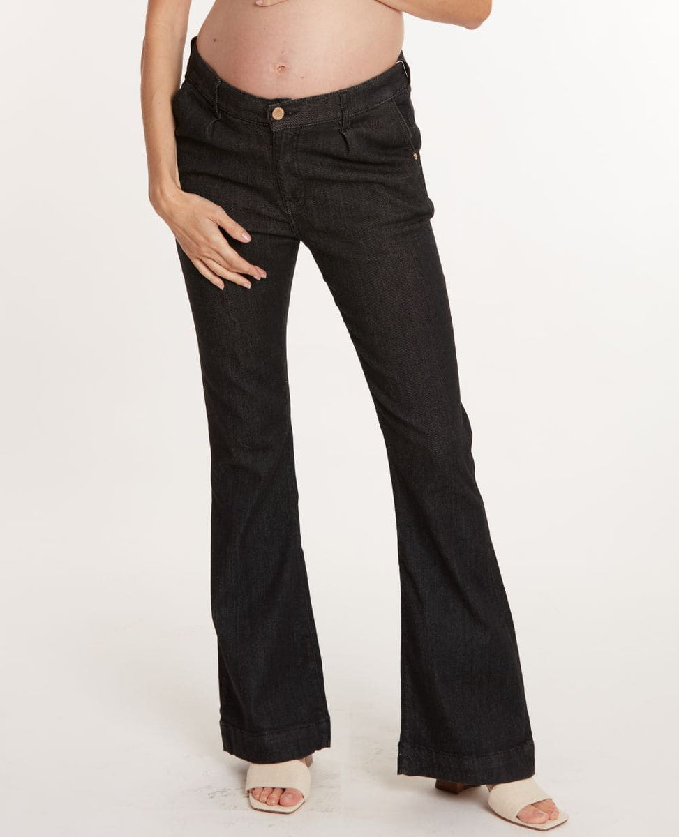 Sabrina maternity FLARE jeans black