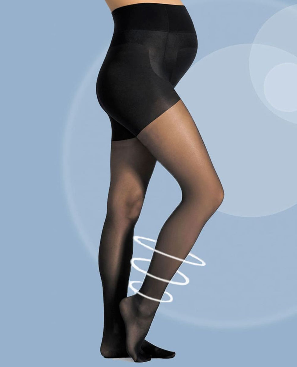 Lot De 3 Collants Femme Flintronic - Transparents, Taille Haute, Microfibre (83% Nylon, 17% élasthanne) - Extensible Et Résistant