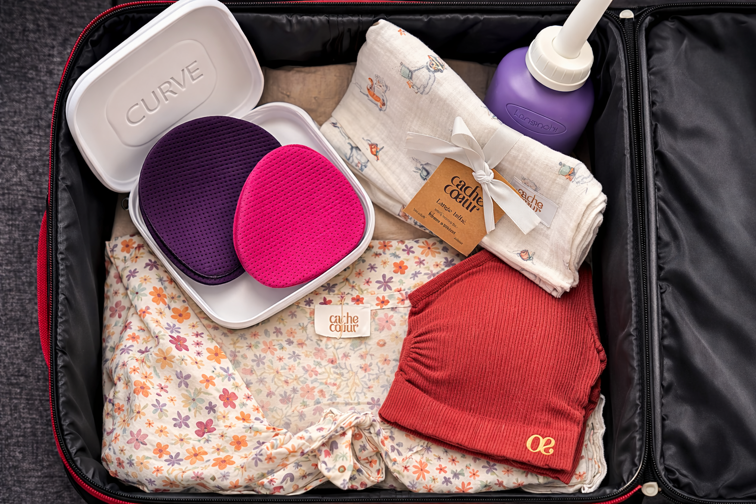Les 5 indispensables de la valise de maternité