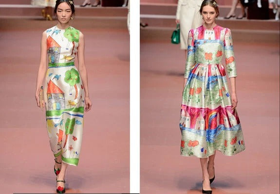 D&G pays tribute to moms at Milan Fashion Week