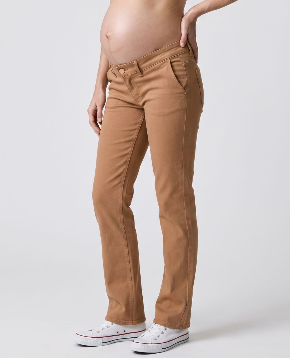 Maternity Jeans Isae - Camel