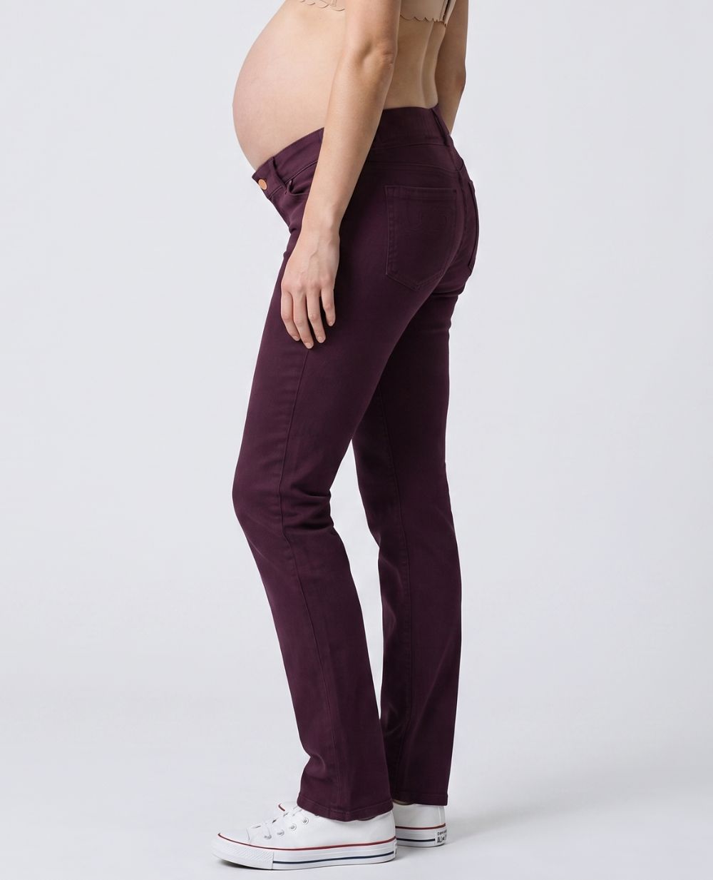 Maternity Jeans Isae - Plum