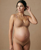 Soutien gorge de maternité et allaitement invisible Skin - Latte