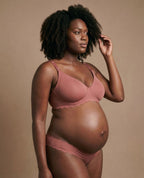 Reggiseno premaman e per l'allattamento invisibile Skin - Vieux Rose