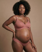 Reggiseno premaman e per l'allattamento invisibile Skin - Vieux Rose