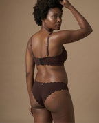 Tanga premaman a vita bassa Skin - Cioccolato