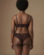 Tanga premaman a vita bassa Skin - Cioccolato