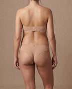 Tanga taille basse de maternité Skin - Latte