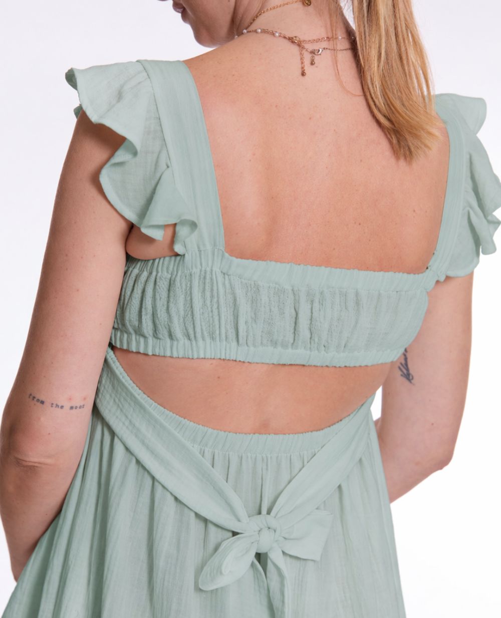 Robe de grossesse et d’allaitement Melody - Ciel