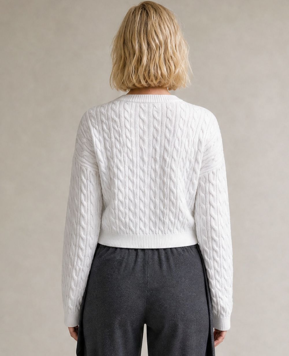 Abby maternity sweater - Ivory