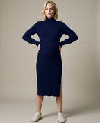 Adriana Maternity and Nursing Dress - Navy