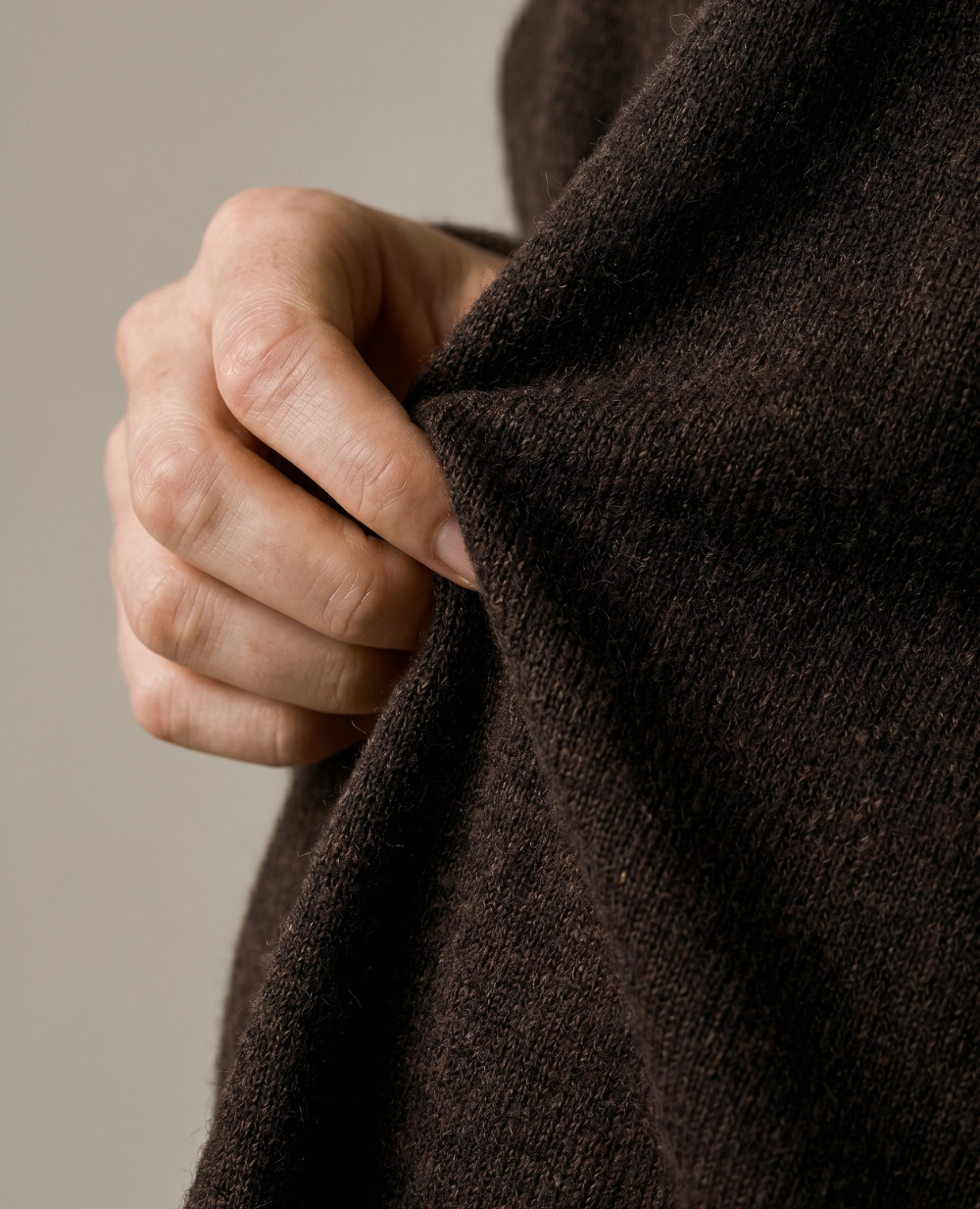 Beverly Nursing Wrap Sweater - Chocolate