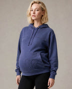 Boston Maternity and Nursing Hoodie - Blue