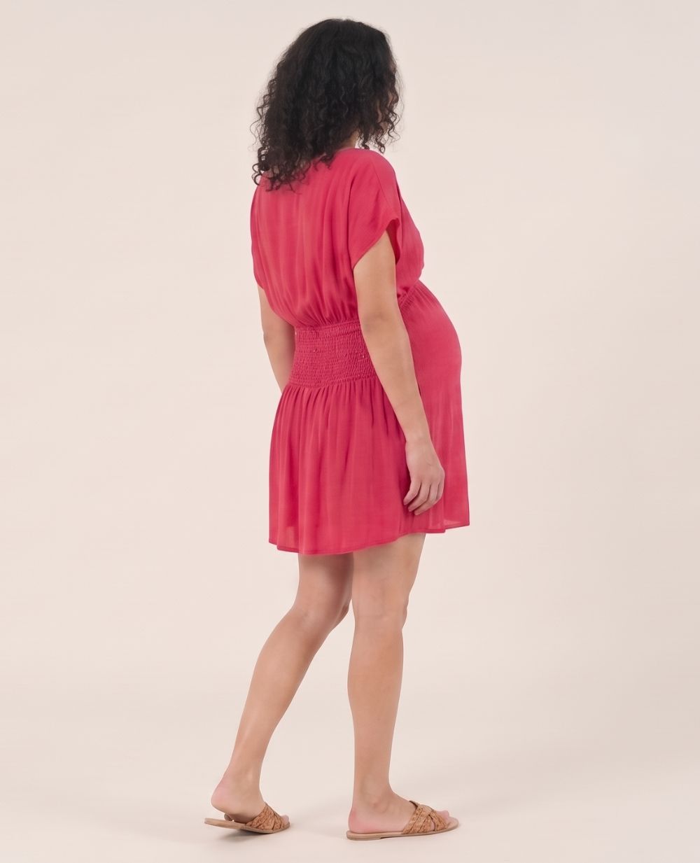 Robe d'allaitement Carmen - Framboise