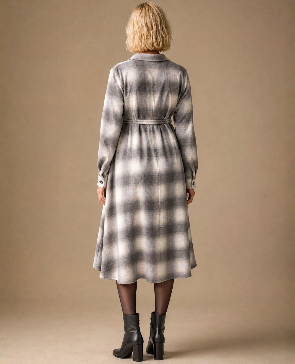 Chelsea Maternity and Nursing Dress - Beige