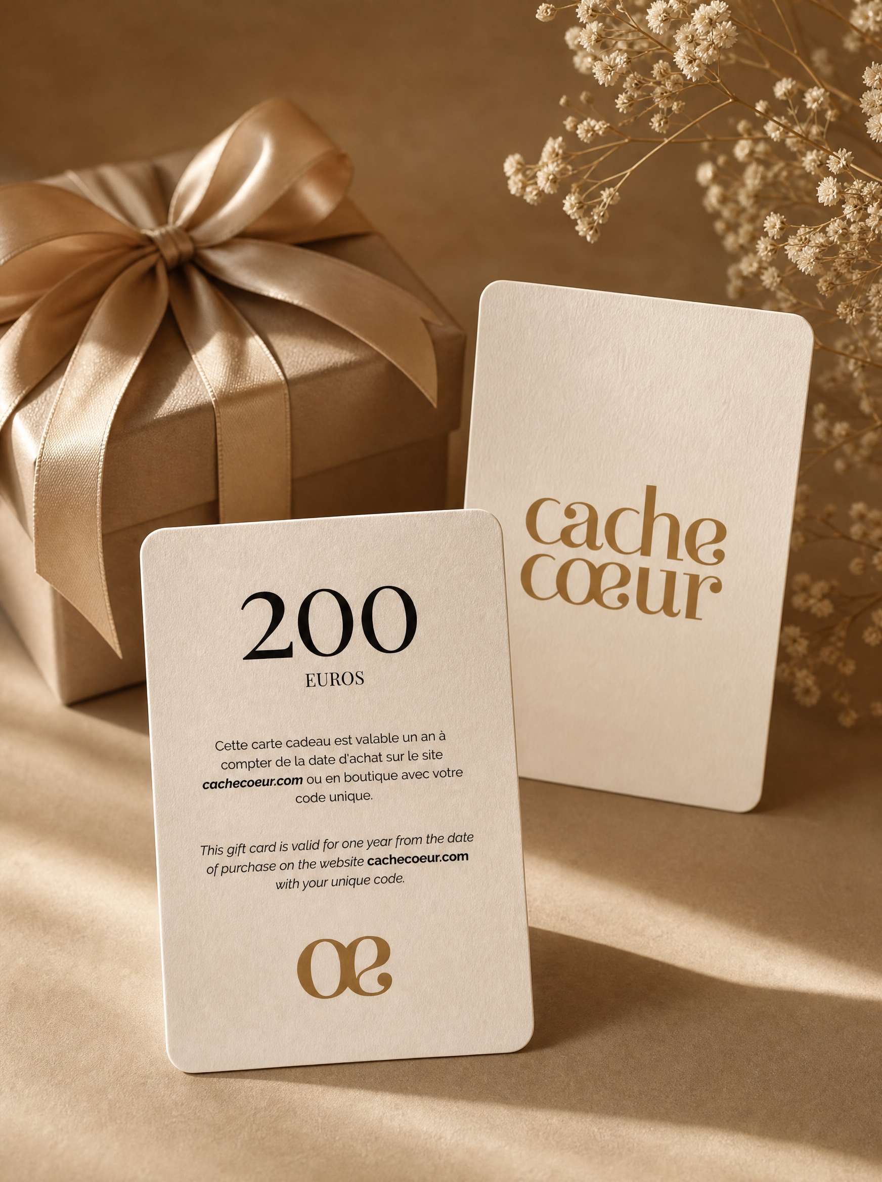 Cache Cœur E-Gift Card - €200