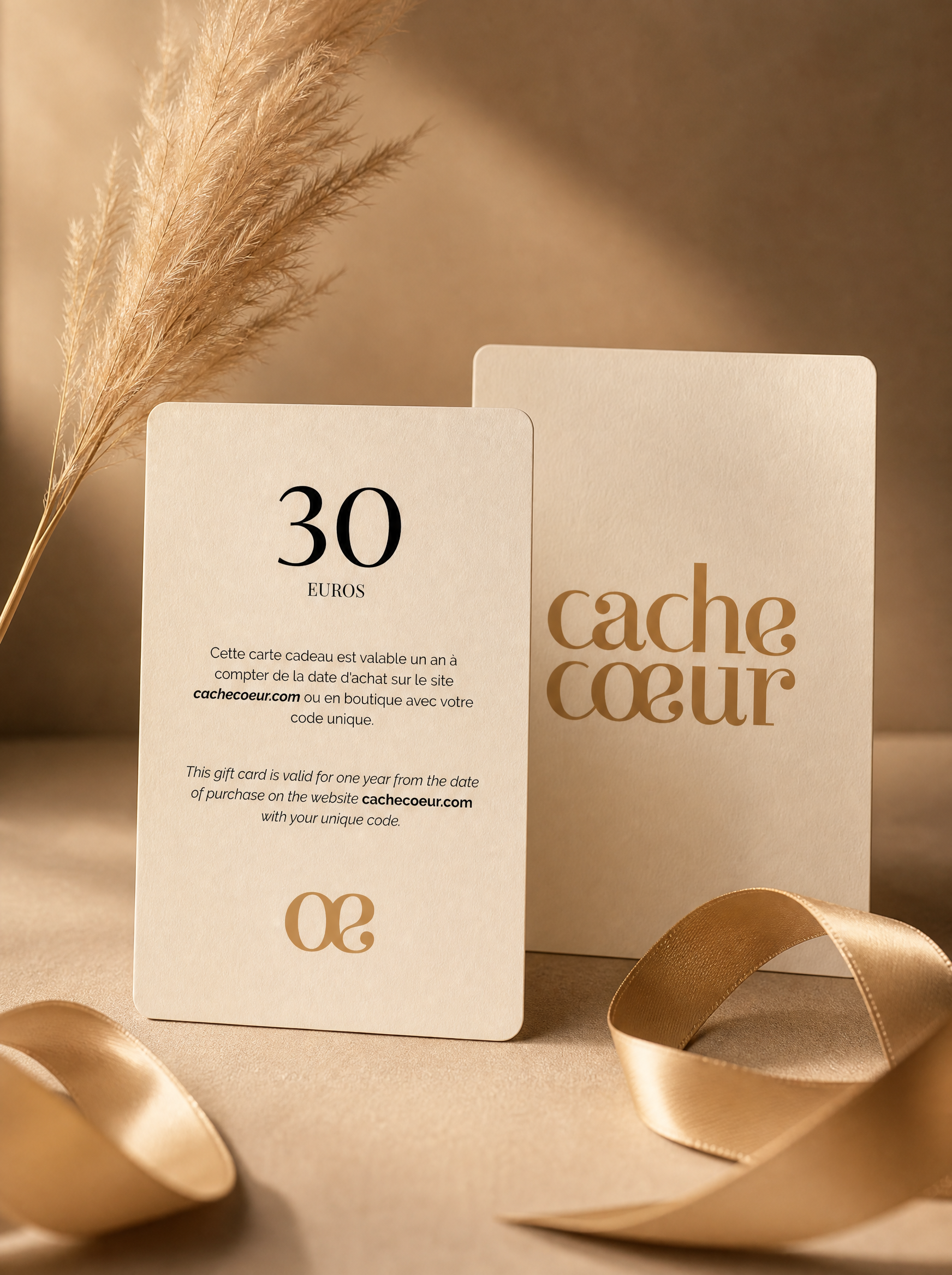 Cache Coeur E-Gift Card - €30