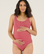 Dinard Maternity Swimsuit - Red