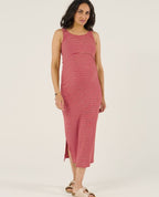 Dinard Maternity Beachwear Dress - Red