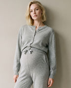 Cardigan premaman e allattamento Gabriel - Grigio