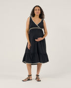 Robe d'allaitement Gaia - Noir