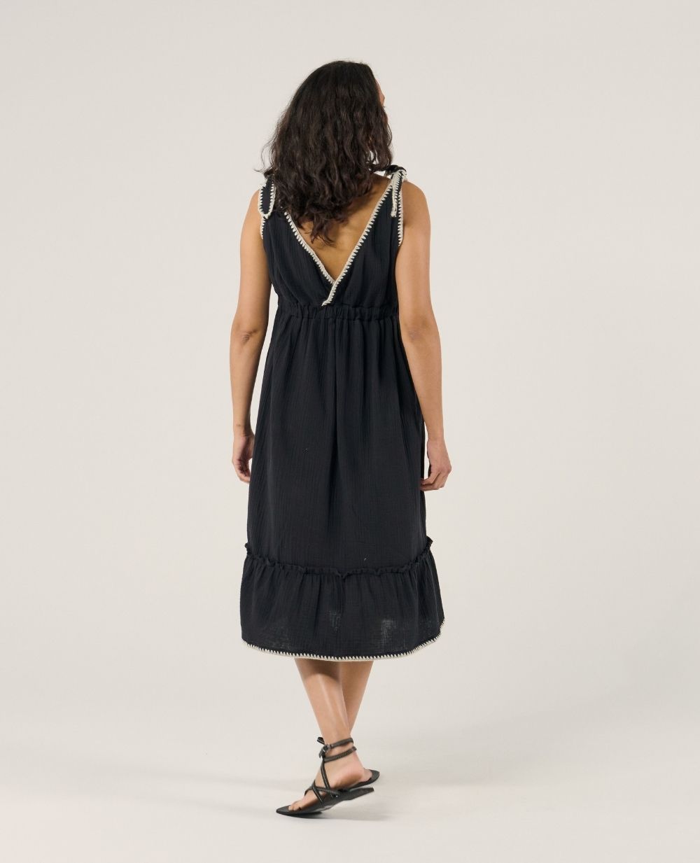 Robe d'allaitement Gaia - Noir