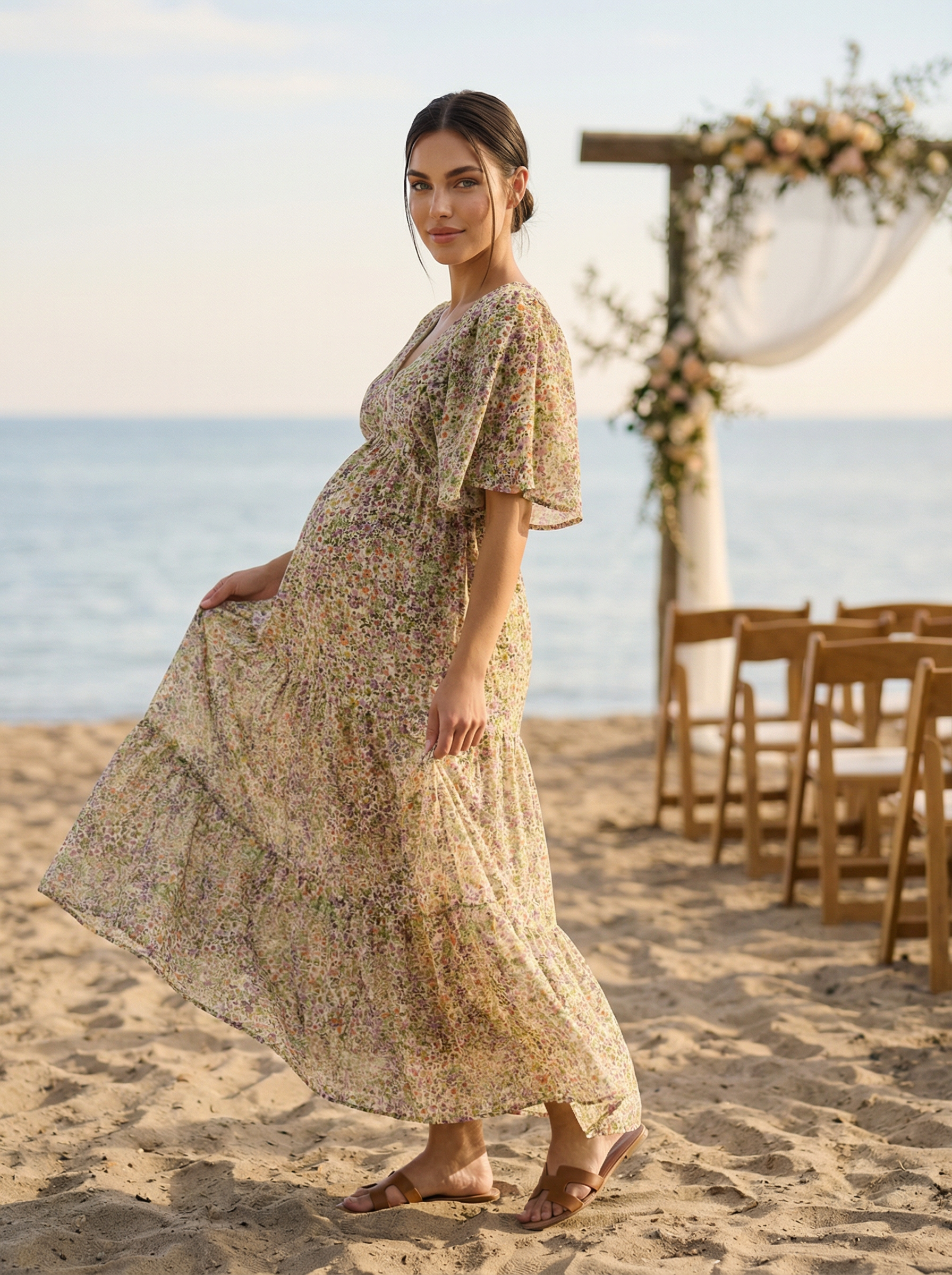 Robe d'allaitement Juliette - Multicolore