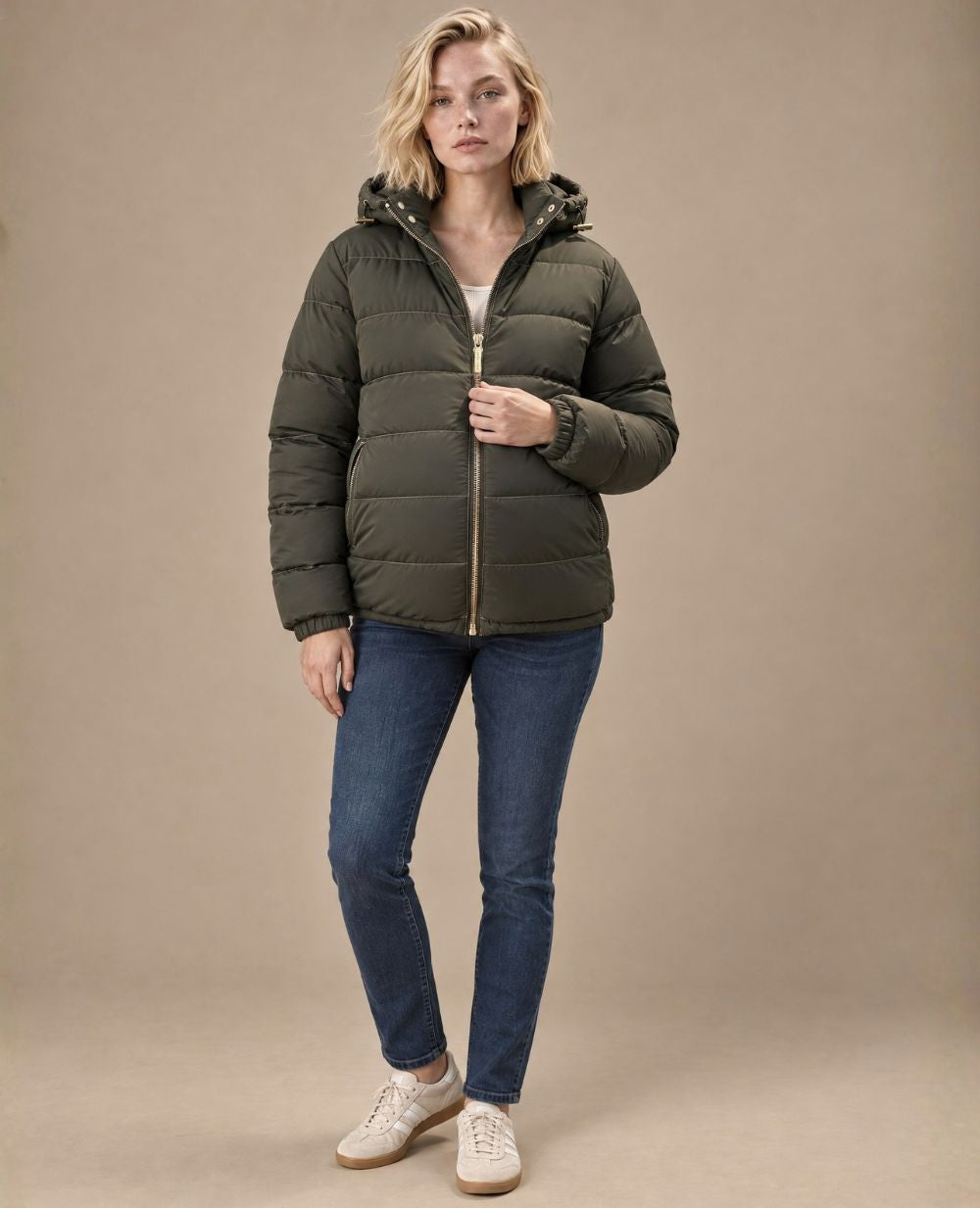 Blouson de grossesse et de portage Linette - Kaki