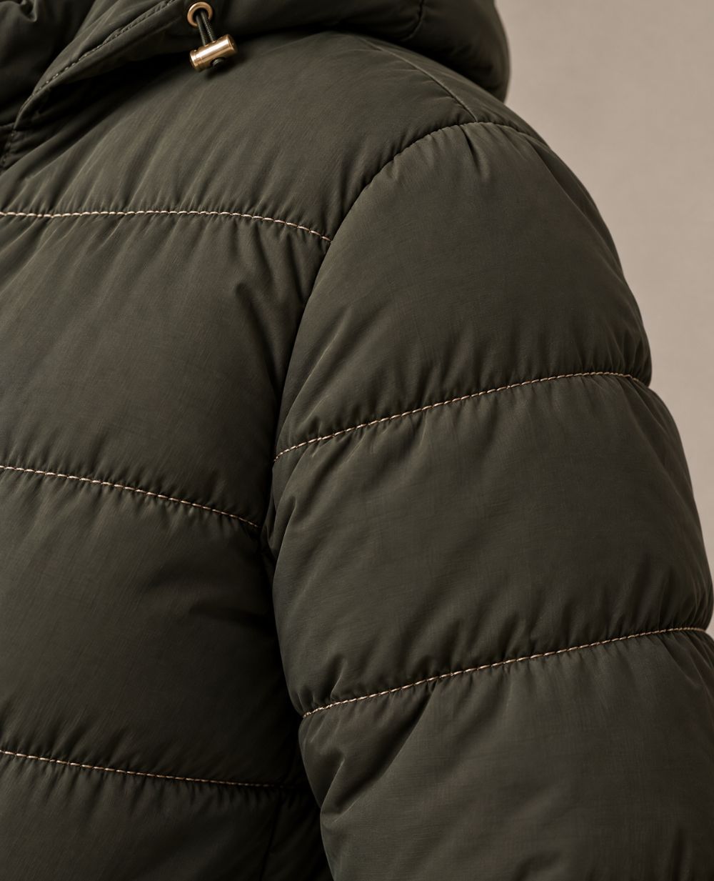Piumino per la gravidanza e il babywearing Linette - Kaki