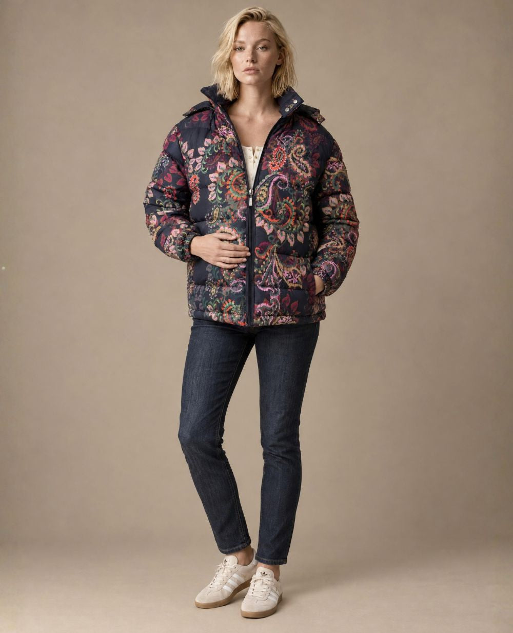 Blouson de grossesse et de portage Linette - Multicolore