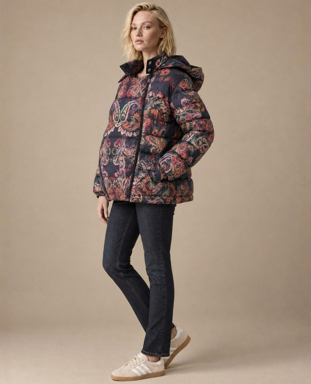 Blouson de grossesse et de portage Linette - Multicolore