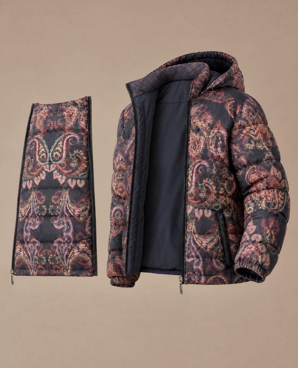 Linette maternity and babywearing puffer jacket - Multicolor
