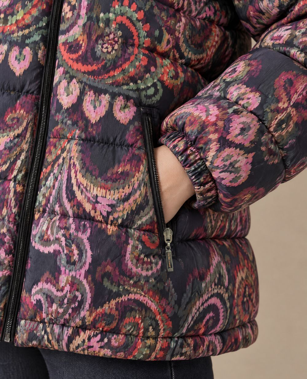 Piumino per la gravidanza e il babywearing Linette - Multicolore