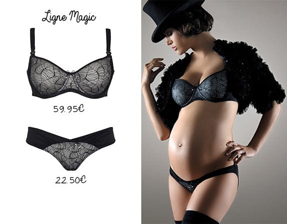 Magic: The essential lines of black nursing lingerie