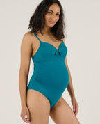 Monaco Maternity Swimsuit - Emerald
