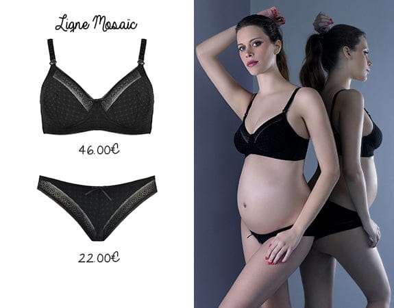 Mozaïc: The essential lines of black nursing lingerie