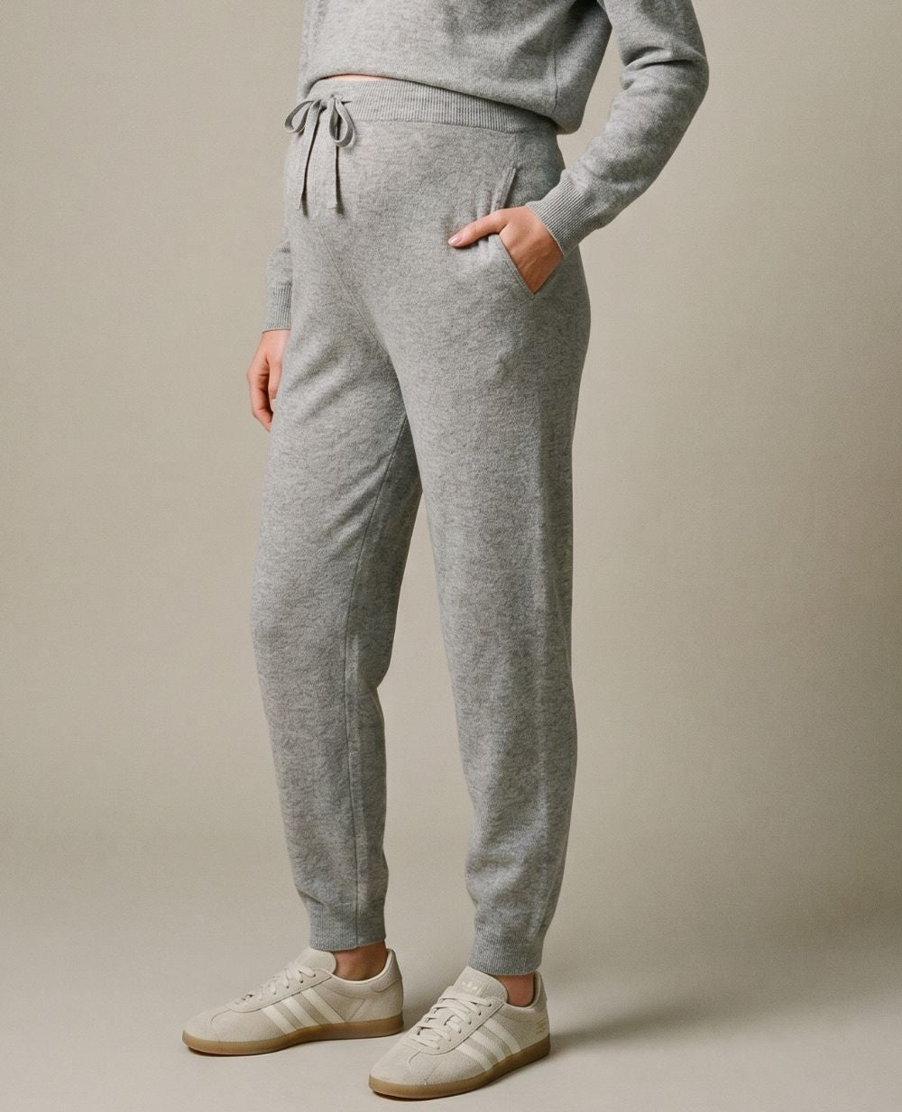 Jogger de grossesse en laine et cachemire Nolita - Gris