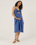 Robe d'allaitement Nolwenn - Bleu