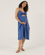 Robe d'allaitement Nolwenn - Bleu