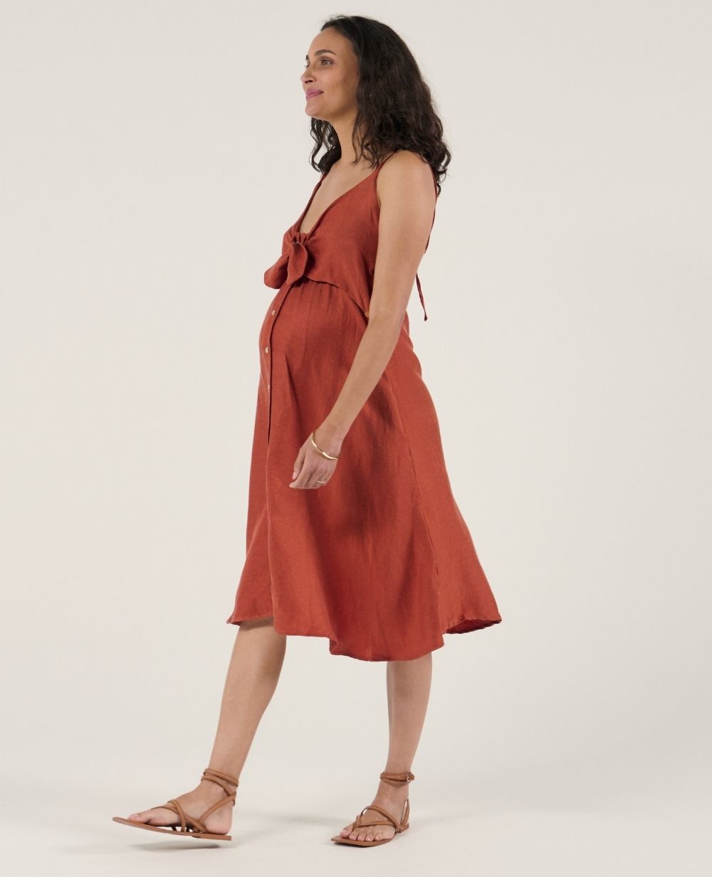 Abito da allattamento Nolwenn - Rame