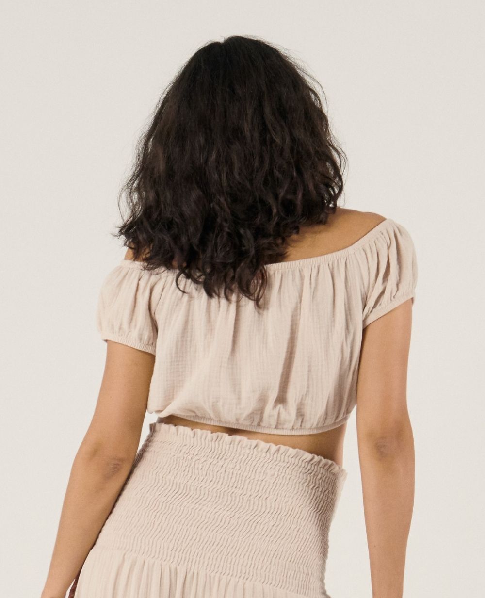 Crop Top Paloma - Beige