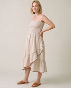 Laila Maternity Skirt - Beige