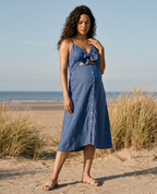 Nolwenn Nursing Dress - Blue