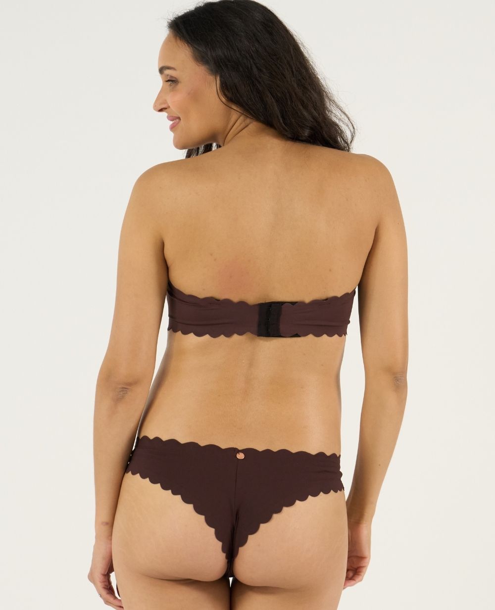Fascia premaman e per l'allattamento invisibile Skin - Cioccolato