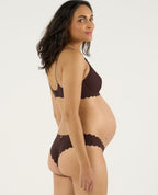 Reggiseno premaman e per l'allattamento invisibile Skin - Cioccolato
