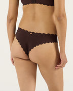 Tanga premaman a vita bassa Skin - Cioccolato