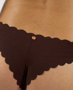 Tanga premaman a vita bassa Skin - Cioccolato