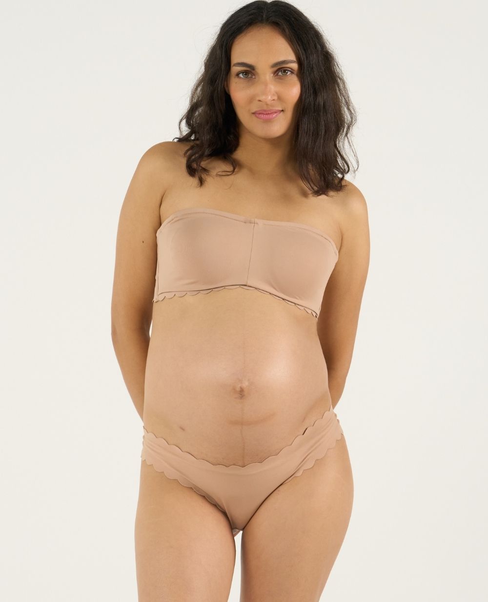 Fascia premaman e per l'allattamento invisibile Skin - Latte