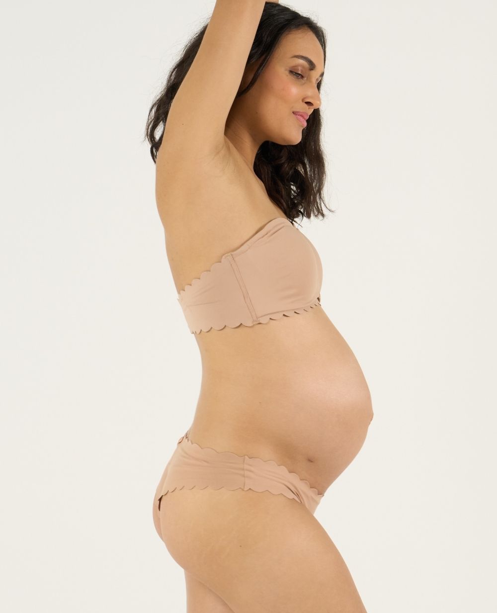 Fascia premaman e per l'allattamento invisibile Skin - Latte