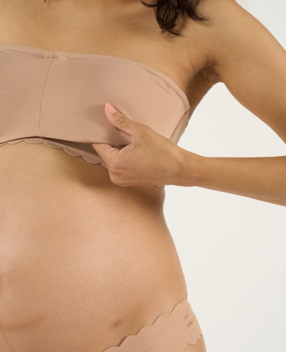 Fascia premaman e per l'allattamento invisibile Skin - Latte